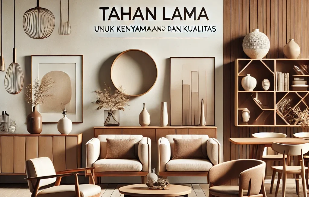 Furnitur Tahan Lama untuk Kenyamanan dan Kualitas
