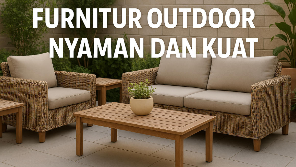 Furnitur Outdoor Nyaman dan Kuat