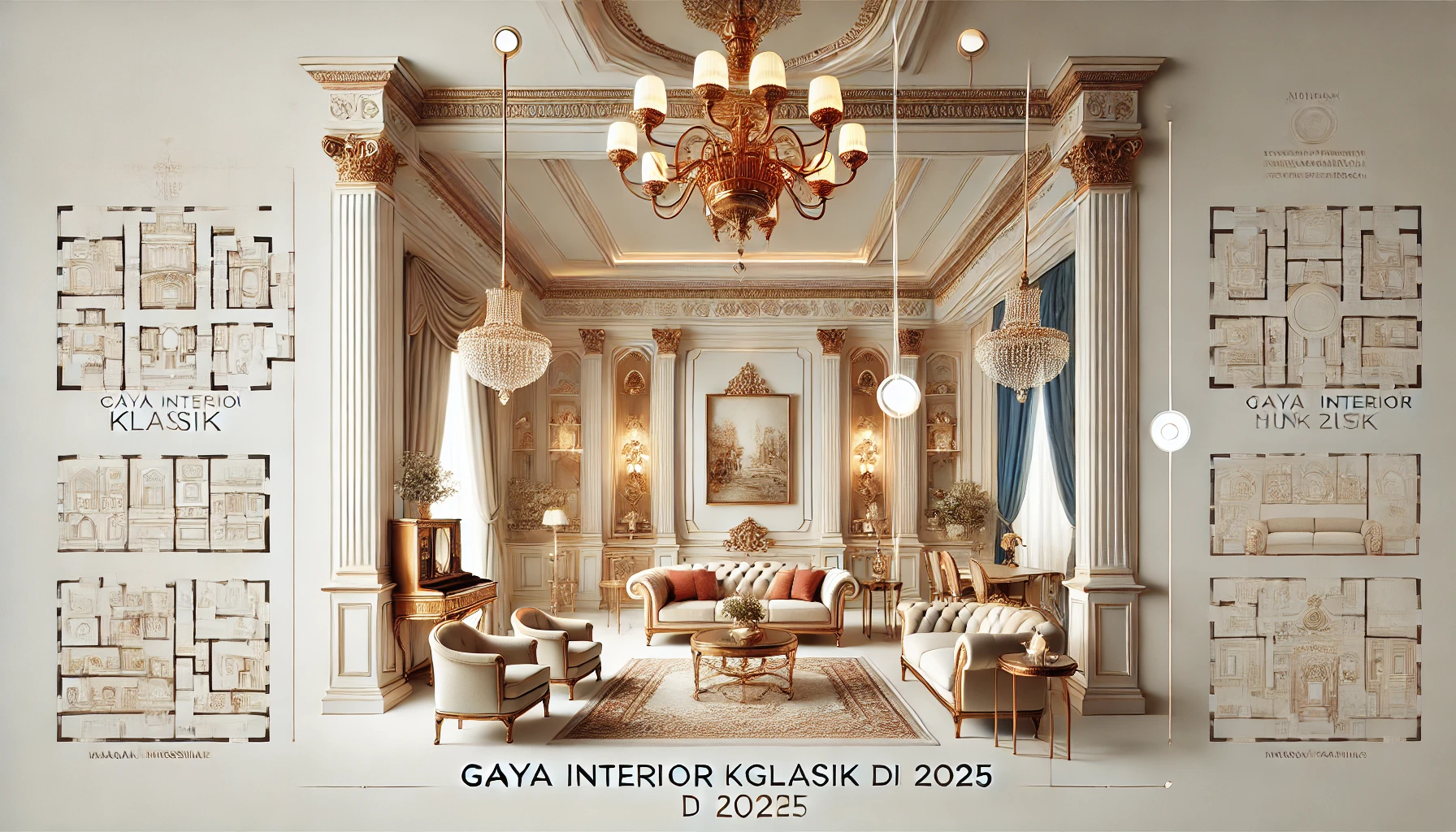 Gaya Interior Klasik yang Mewah di 2025