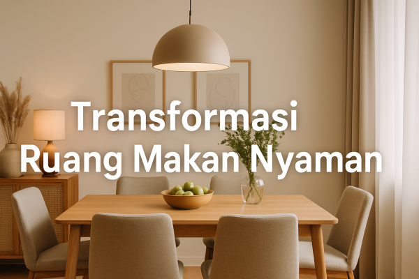 Transformasi Ruang Makan Nyaman