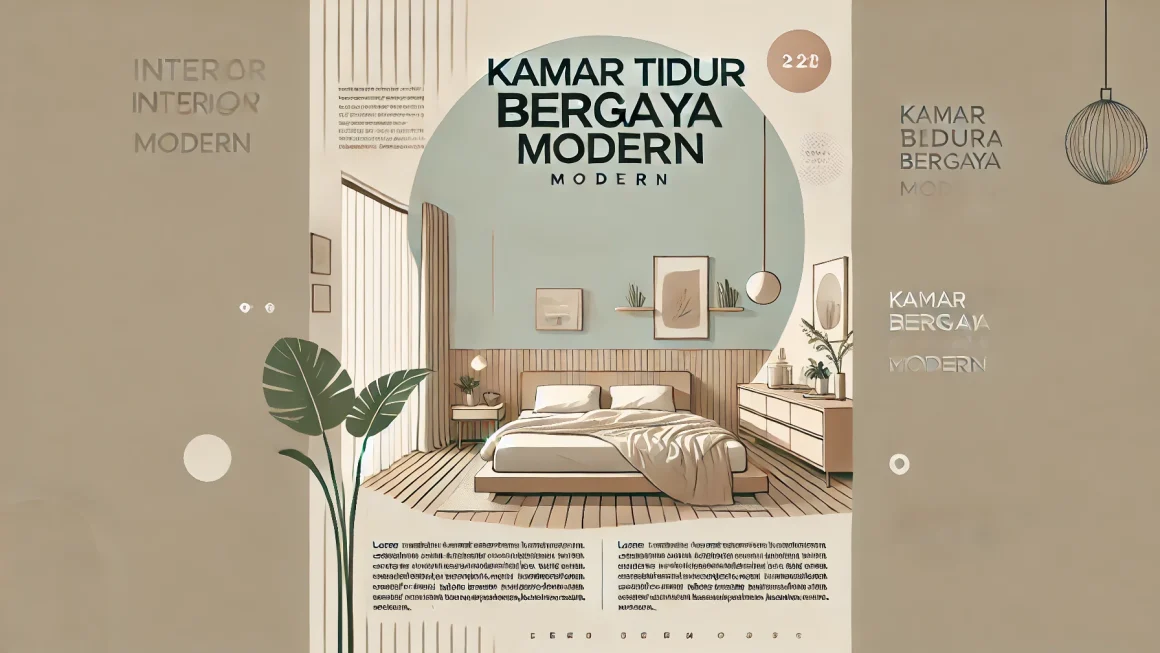 Kamar Tidur Bergaya Modern
