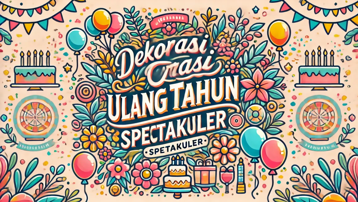 Dekorasi Ulang Tahun Spektakuler
