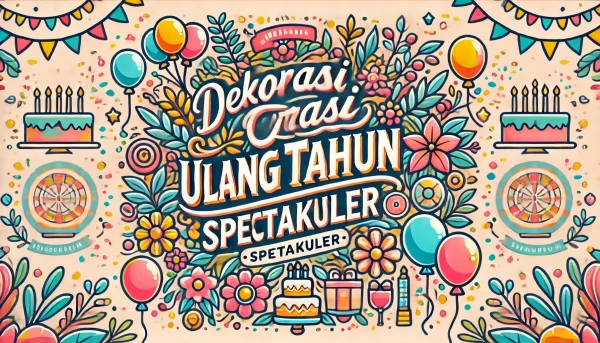 Dekorasi Ulang Tahun Spektakuler