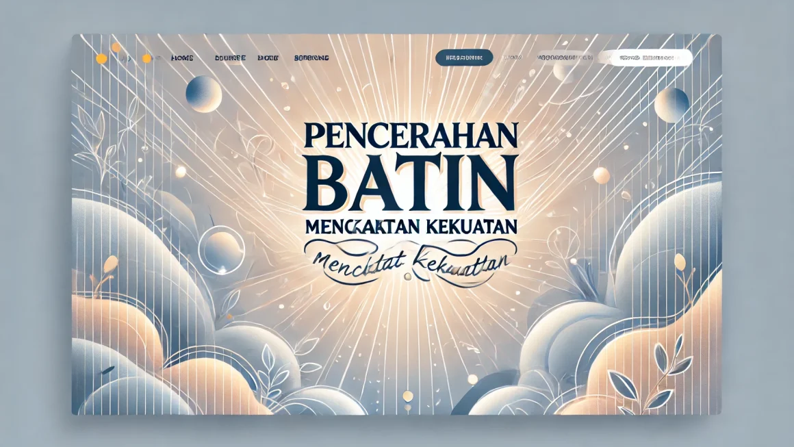 Pencerahan Batin Meningkatkan Kekuatan