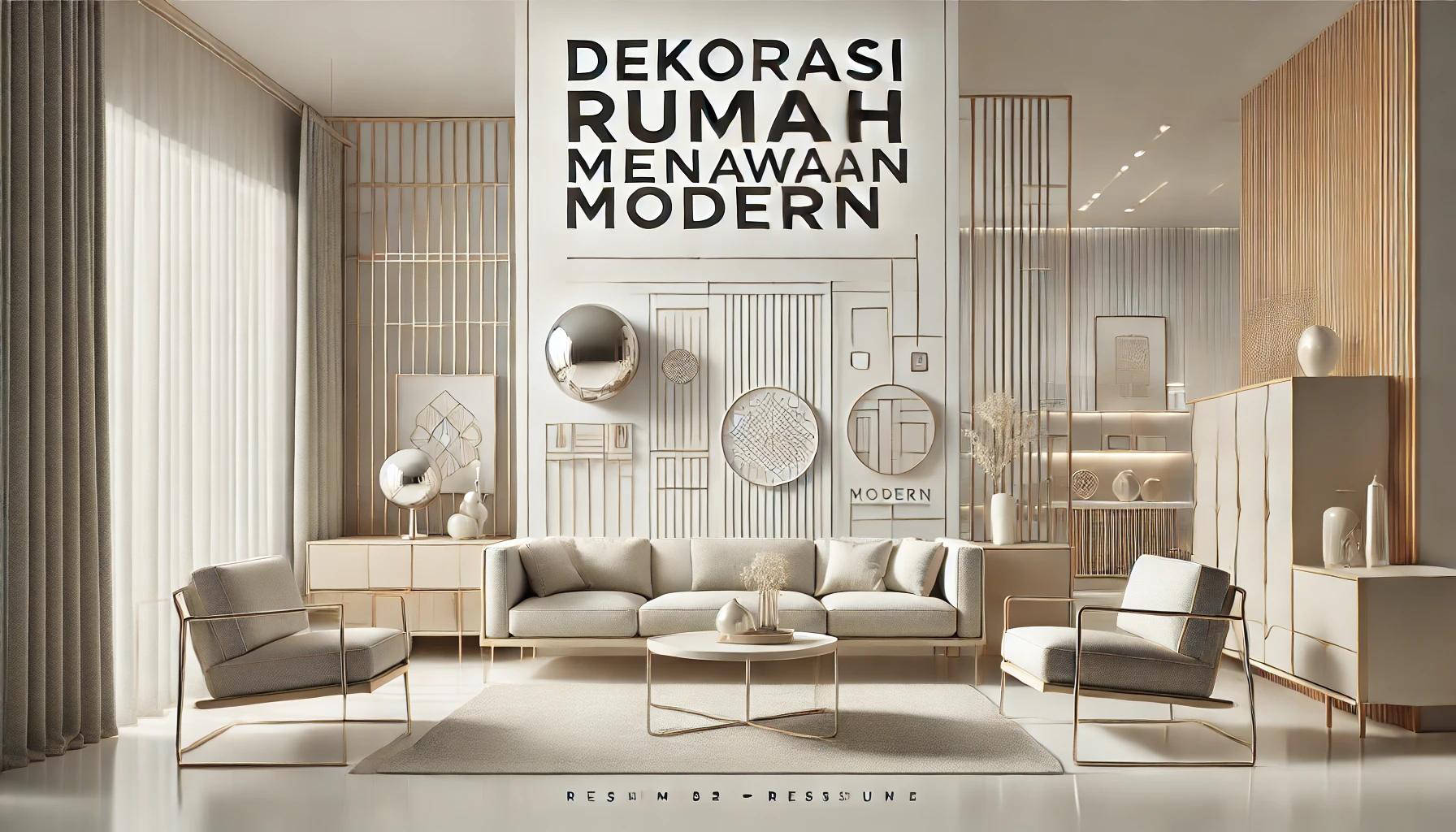 Dekorasi Rumah Menawan Modern