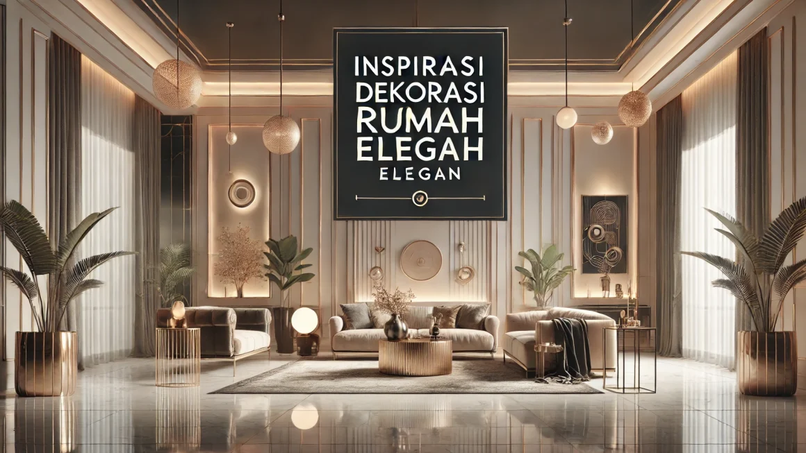 Inspirasi Dekorasi Rumah Elegan