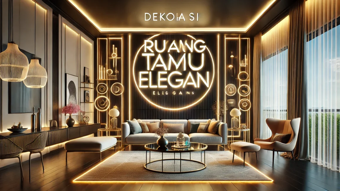 Dekorasi Ruang Tamu Elegan