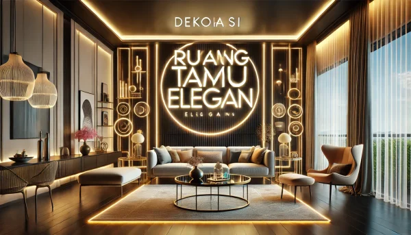 Dekorasi Ruang Tamu Elegan
