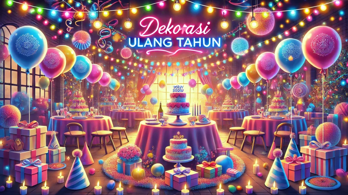 Dekorasi Pesta Ulang Tahun