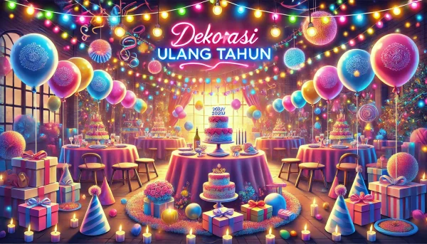 Dekorasi Pesta Ulang Tahun