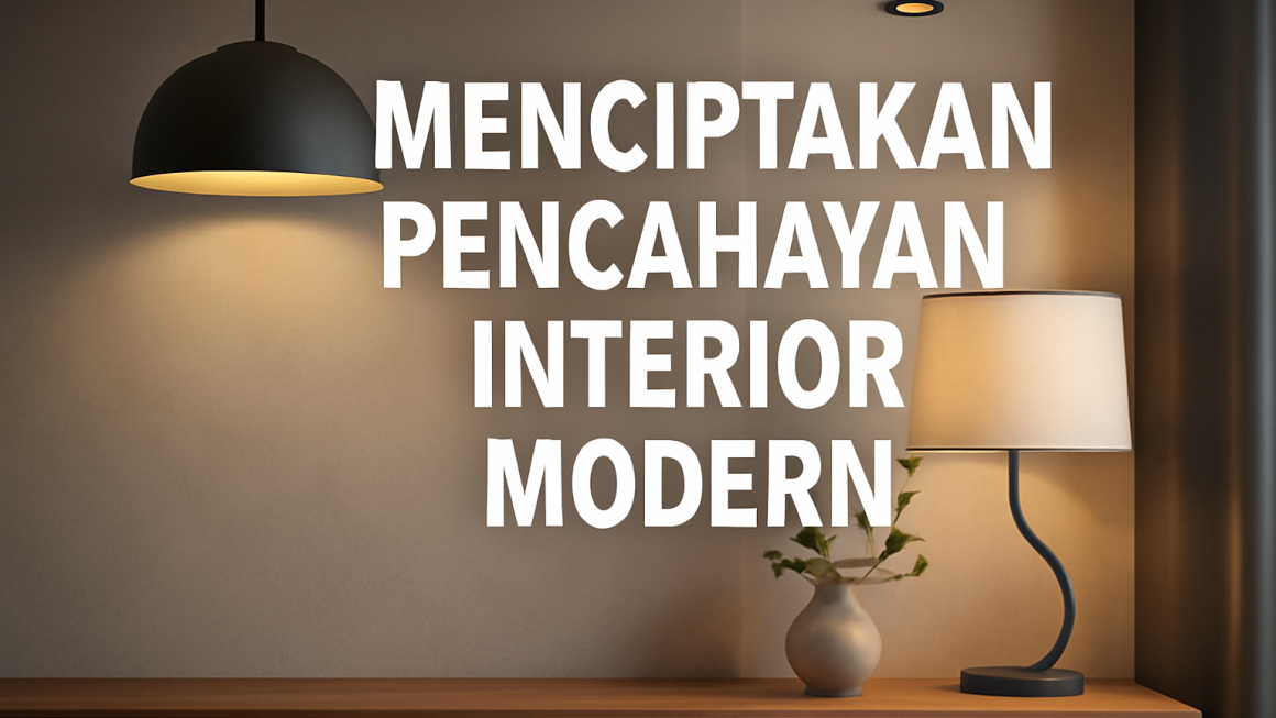Menciptakan Pencahayaan Interior Modern