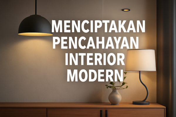 Menciptakan Pencahayaan Interior Modern