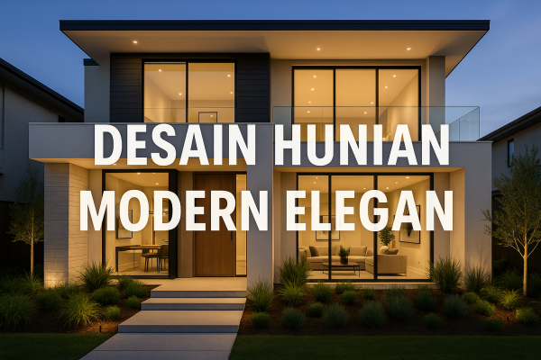 Desain Hunian Modern Elegan