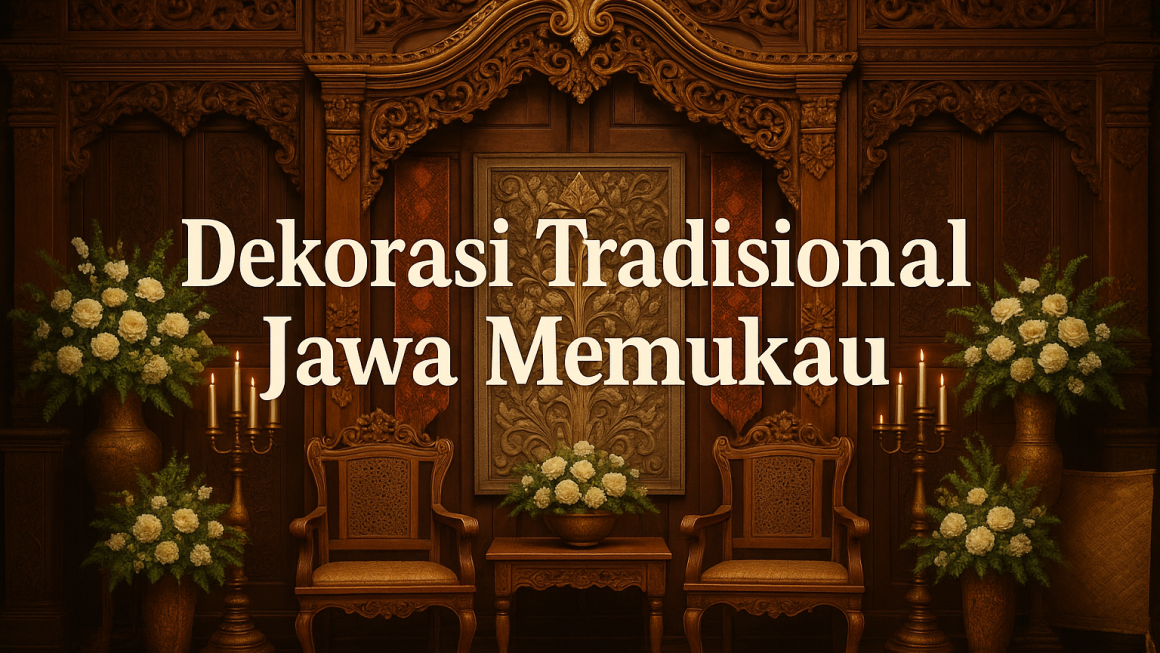 Dekorasi Tradisional Jawa Memukau
