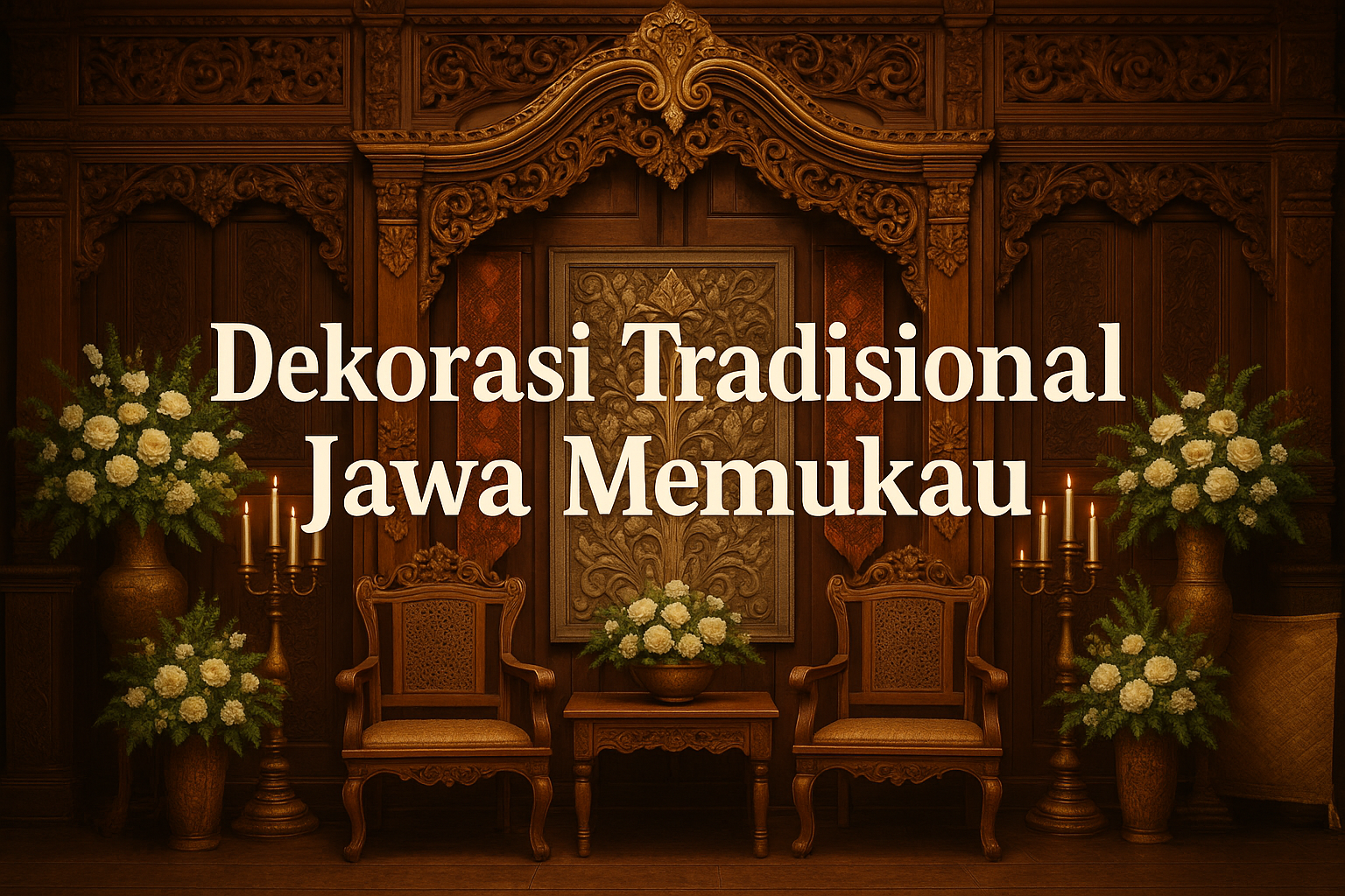 Dekorasi Tradisional Jawa Memukau