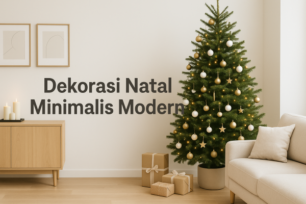 Dekorasi Natal Minimalis Modern