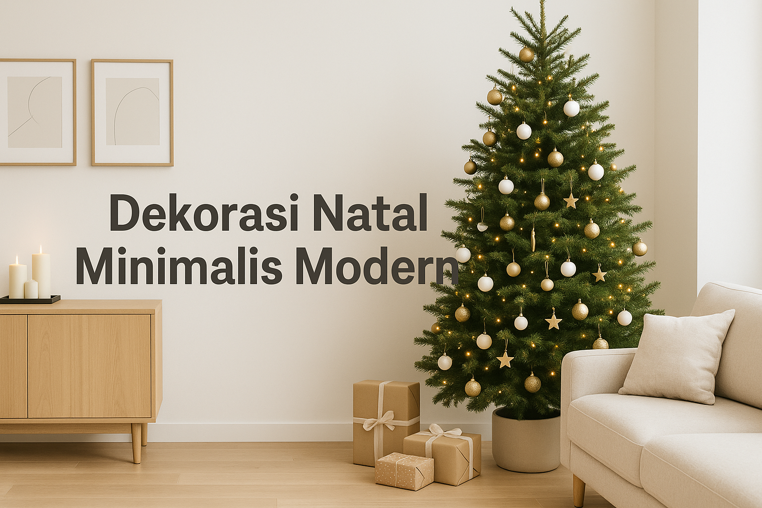 Dekorasi Natal Minimalis Modern