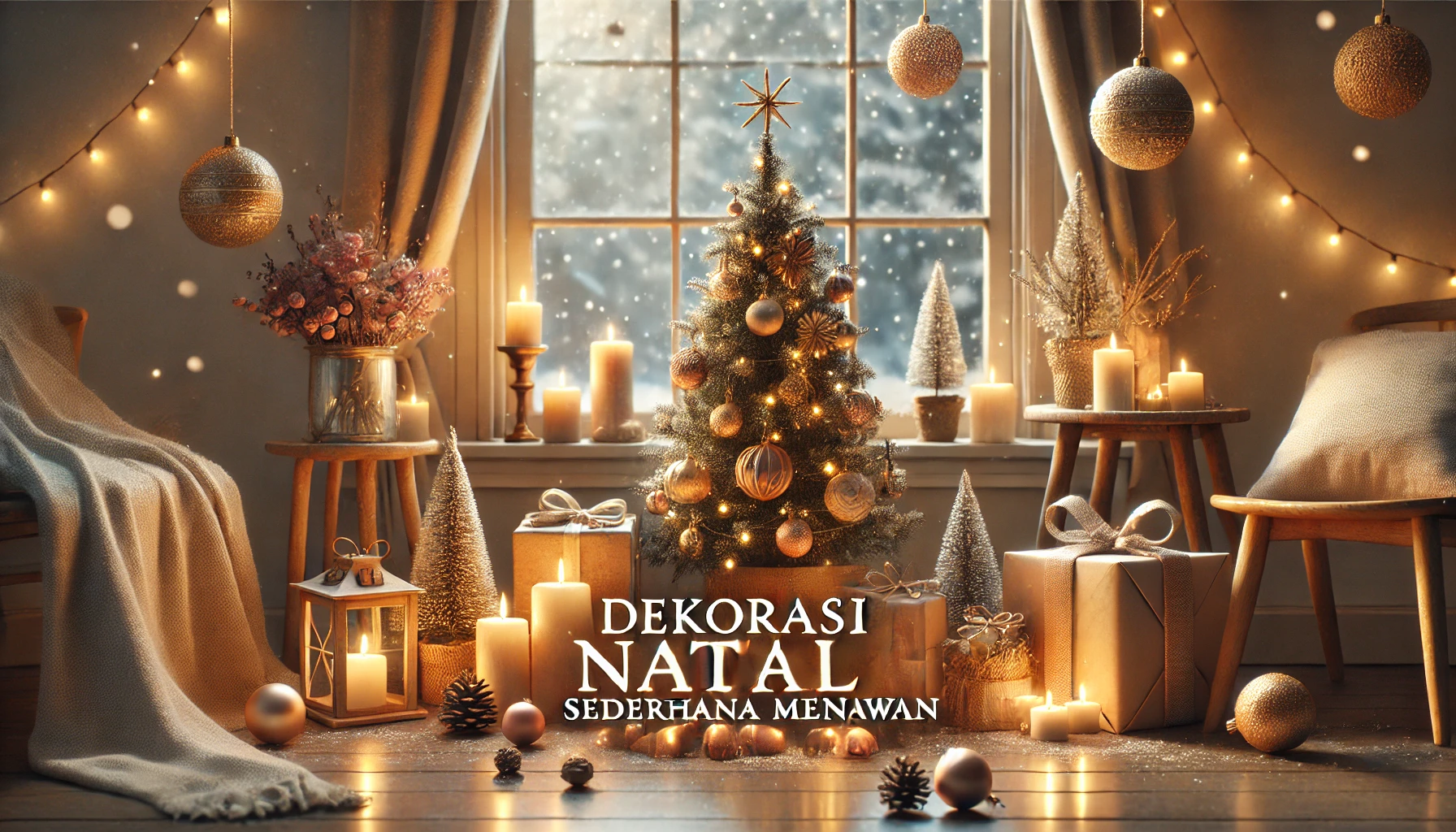 Dekorasi Natal Sederhana Menawan