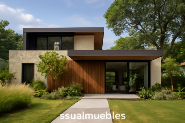 Rumah Modern Dengan Sentuhan Alam