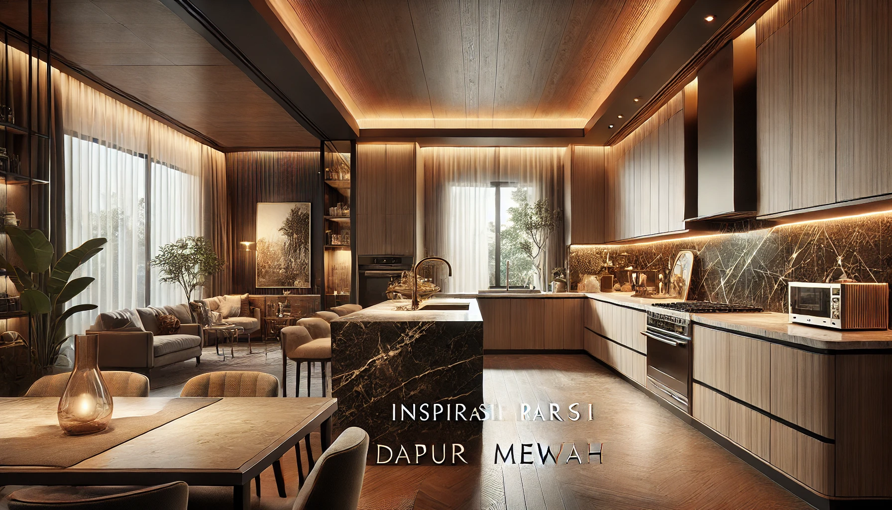 Inspirasi Interior Dapur Mewah