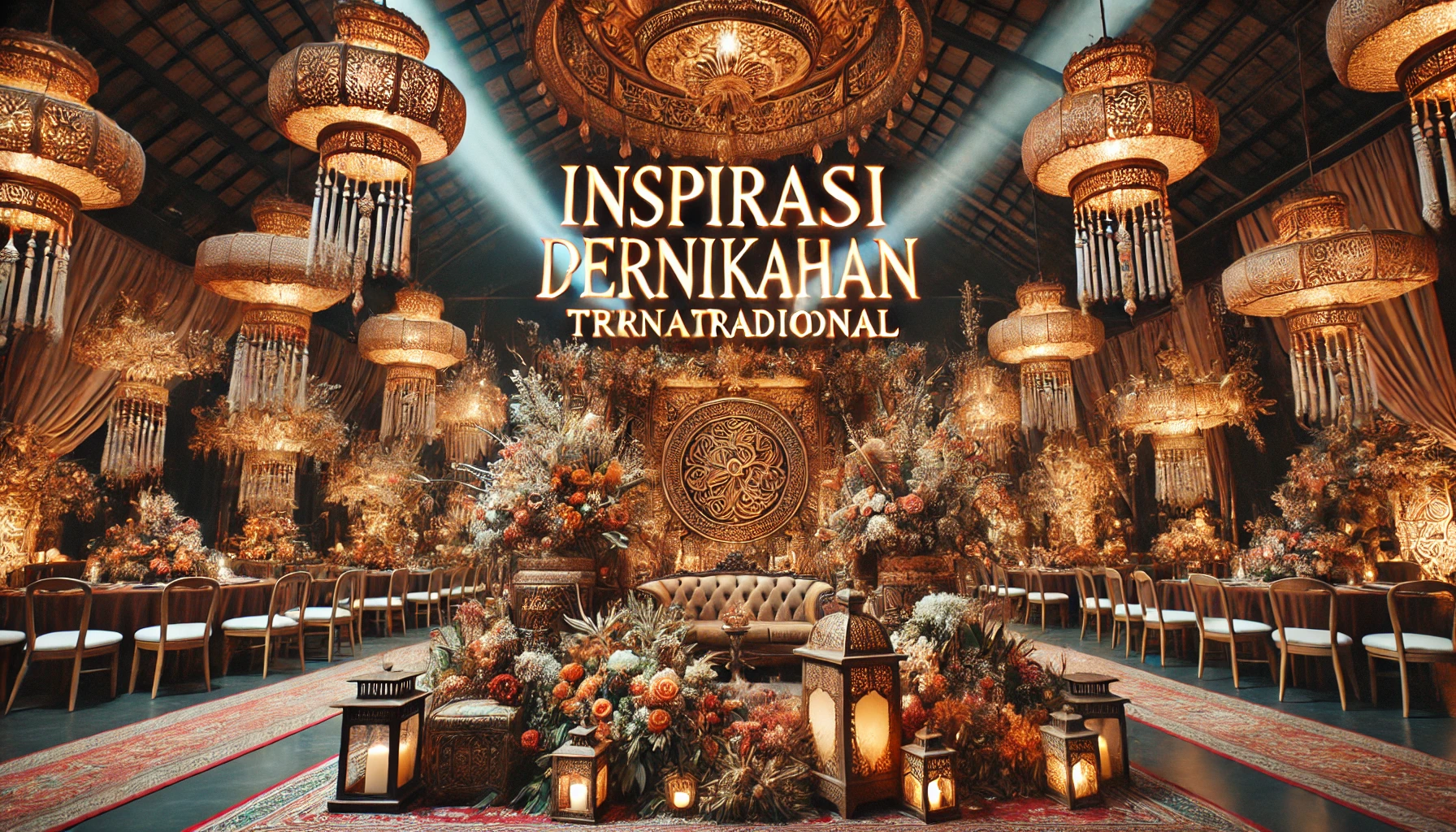 Inspirasi Dekorasi Pernikahan Tradisional