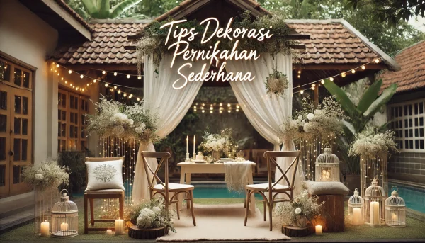 Tips Dekorasi Pernikahan Sederhana