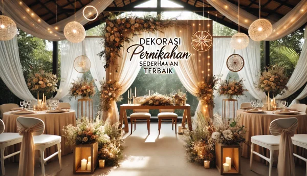 Dekorasi Pernikahan Sederhana Terbaik