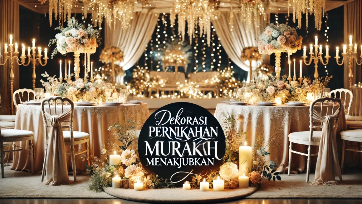 Dekorasi Pernikahan Murah Menakjubkan