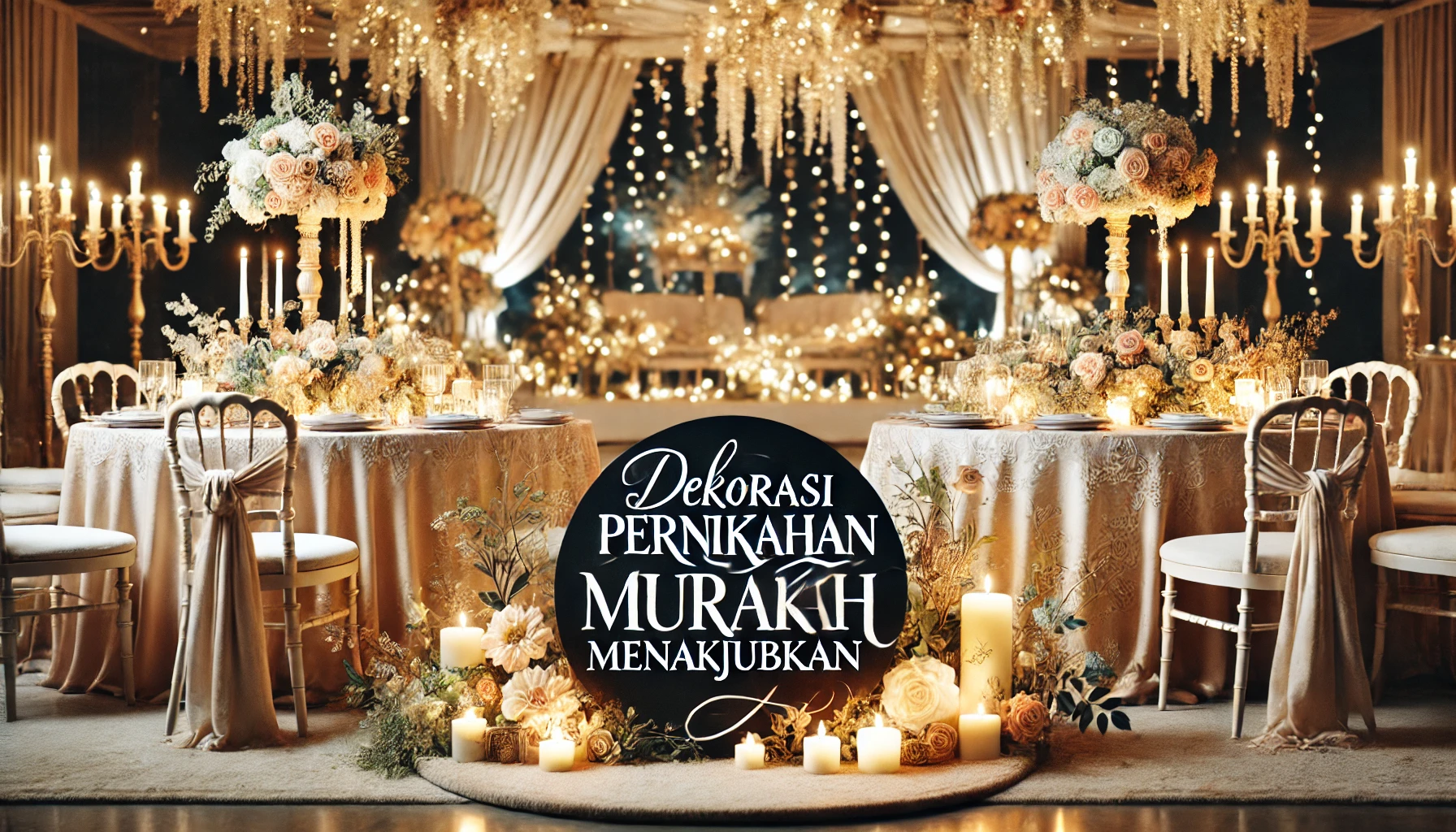 Dekorasi Pernikahan Murah Menakjubkan