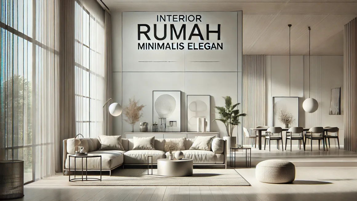 Interior Rumah Minimalis Elegan