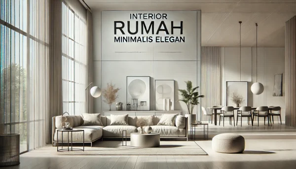 Interior Rumah Minimalis Elegan