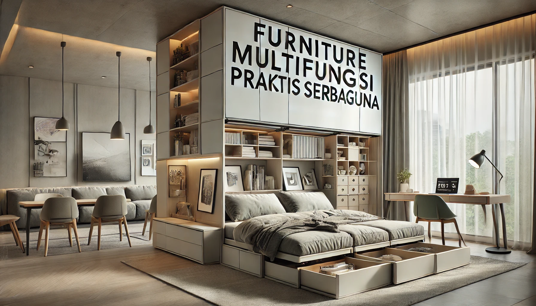Furniture Multifungsi Praktis Serbaguna 1 Furniture Multifungsi Praktis Serbaguna