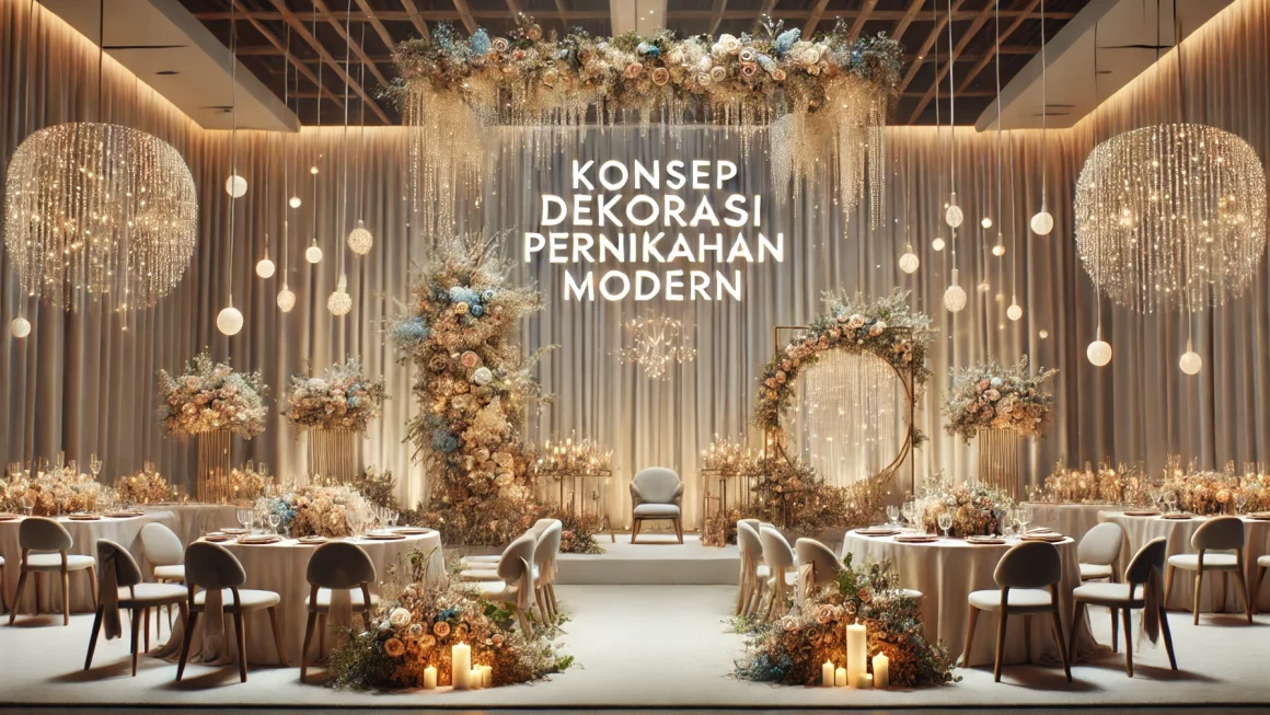 Konsep Dekorasi Pernikahan Modern