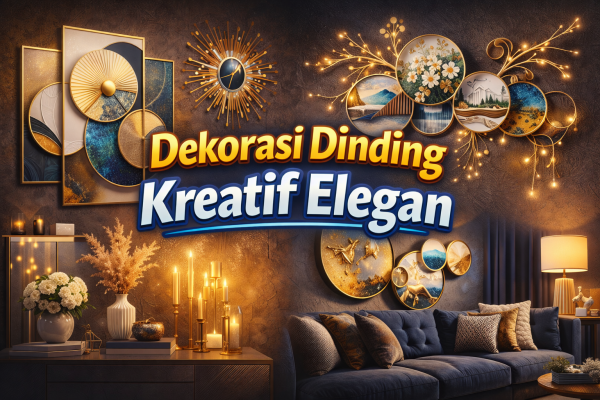 Dekorasi Dinding Kreatif Elegan