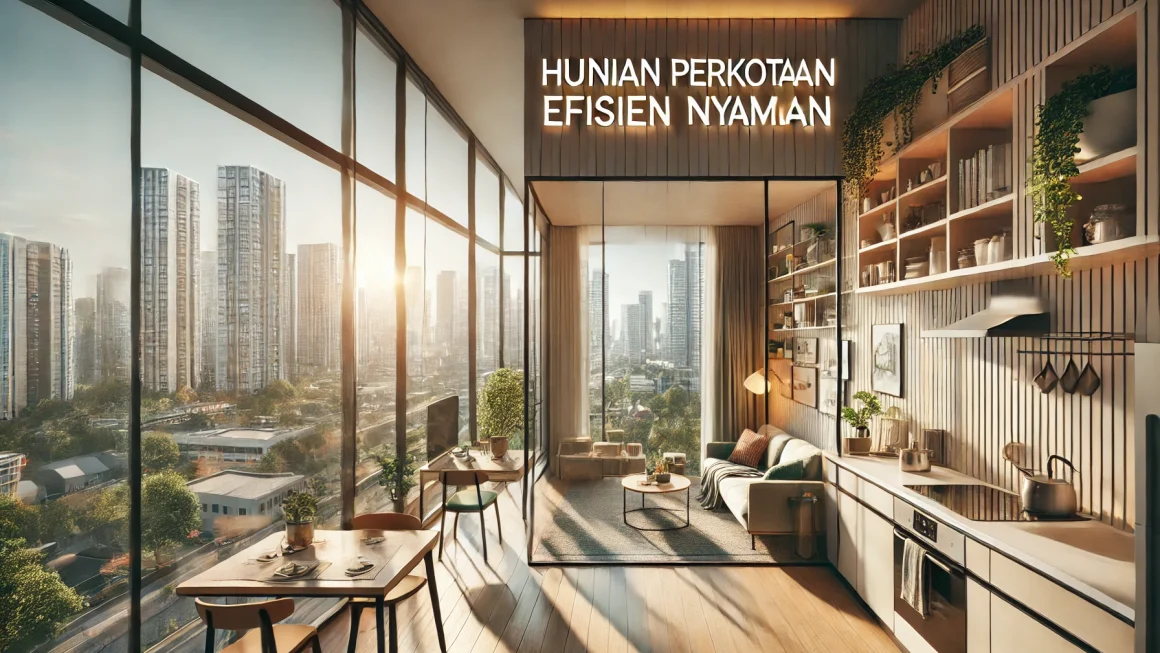 Hunian Perkotaan Efisien Nyaman