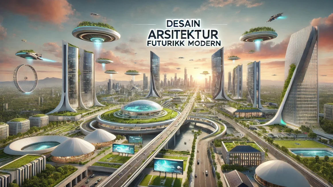 Desain Arsitektur Futuristik Modern