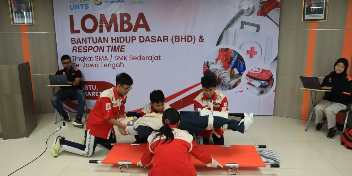 Juara Jateng Bidik Kompetisi Bantuan Hidup Siswa SMA Siap Jago Tanggap Darurat