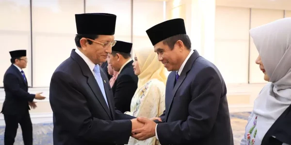 Prof Musahadi Nakhodai UIN Walisongo, Menag: Teladan dan Sinergi Kunci Institusi Maju